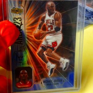 1999 Upper Deck Ionix Area 23 Michael Jordan Refractor Card